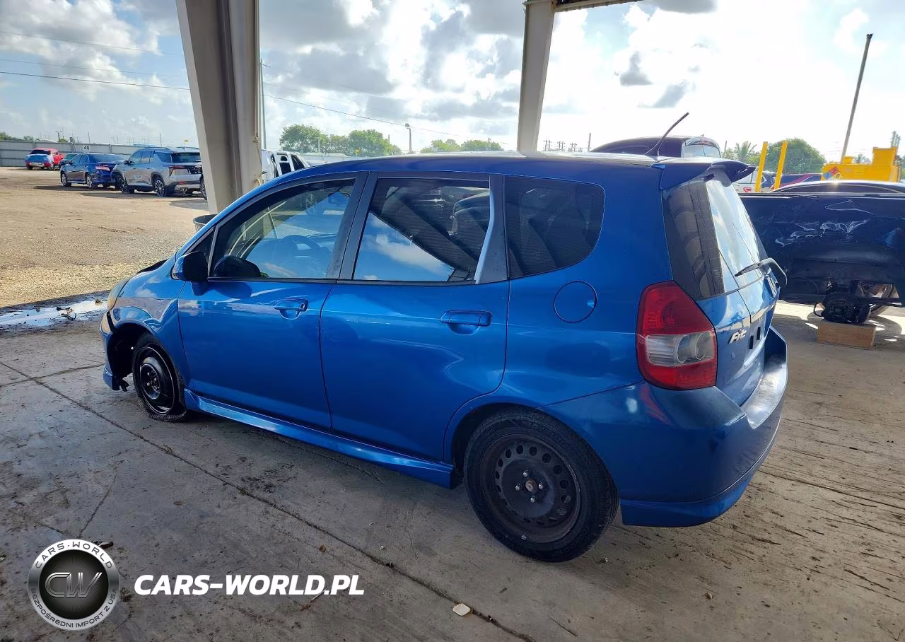 2007 Honda Fit S VIN:JHMGD38637S028689 - 2