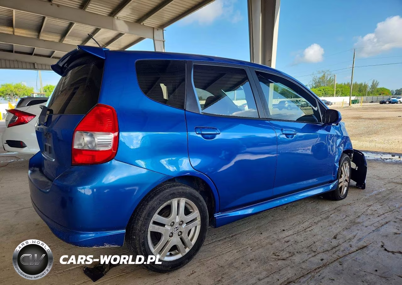 2007 Honda Fit S VIN:JHMGD38637S028689 - 3