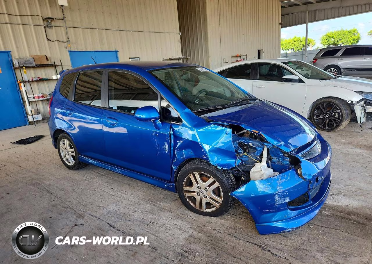 2007 Honda Fit S VIN:JHMGD38637S028689 - 4