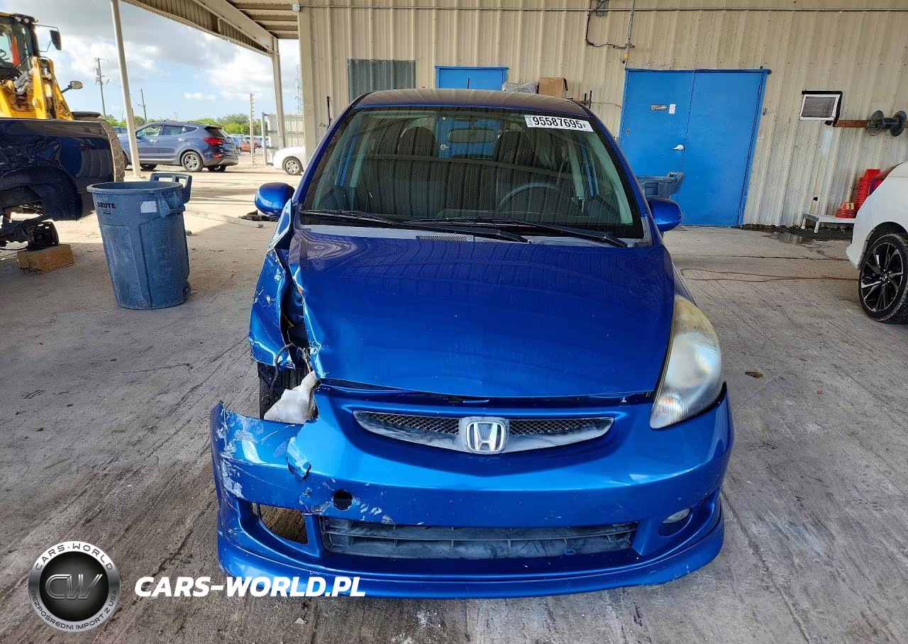 2007 Honda Fit S VIN:JHMGD38637S028689 - 5