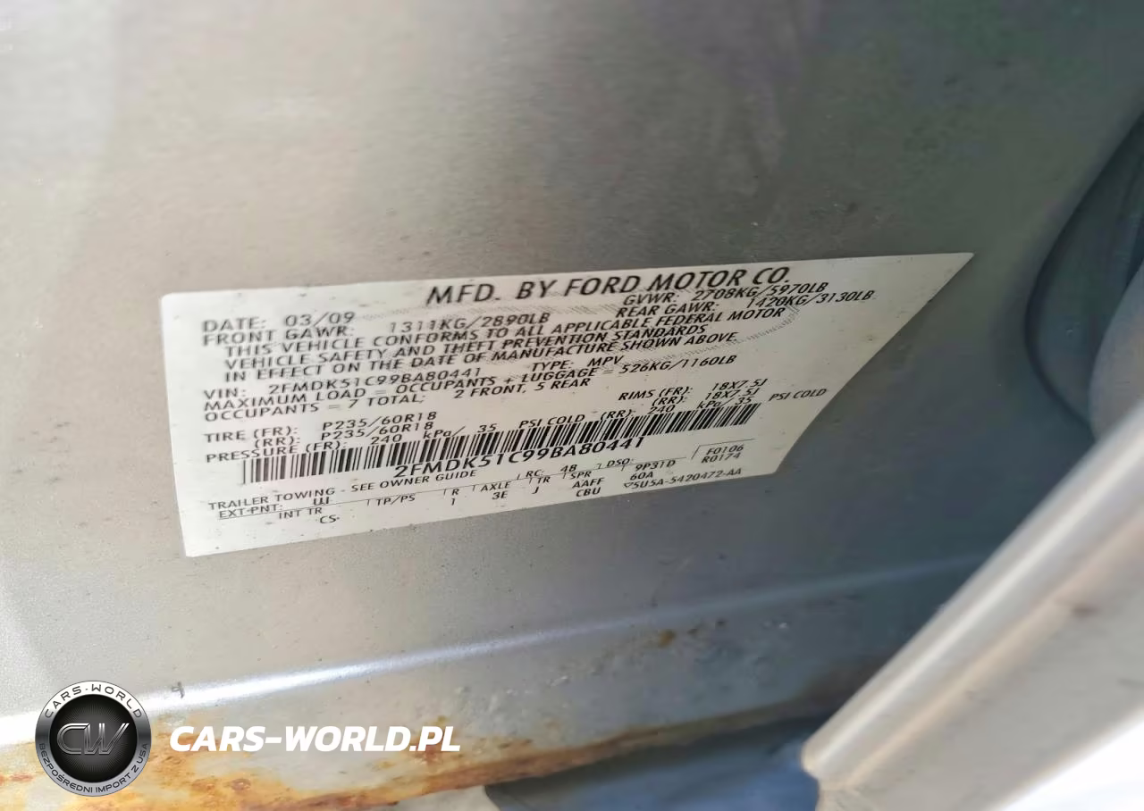 2009 Ford Flex Se VIN:2FMDK51C99BA80441 - 13