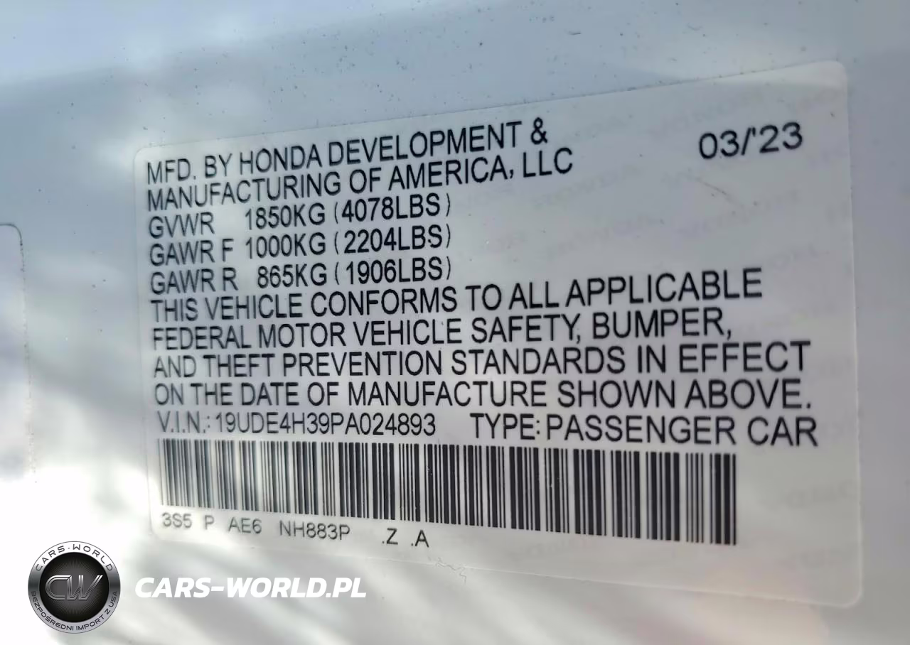 2023 Acura Integra A-Spec VIN:19UDE4H39PA024893 - 12