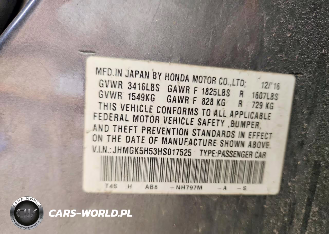 2017 Honda Fit Lx VIN:JHMGK5H53HS017525 - 12