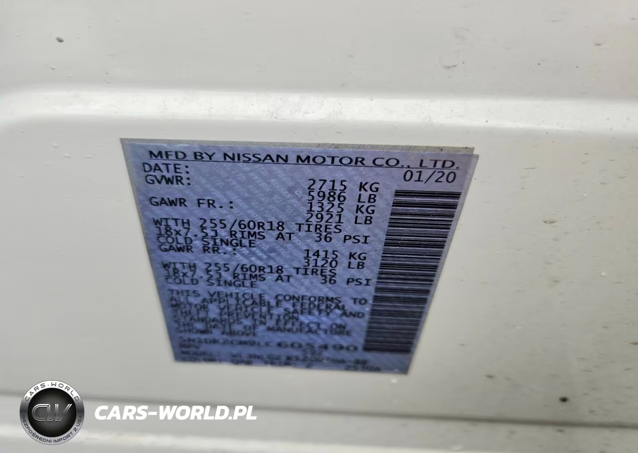 2020 Nissan Pathfinder Sl VIN:5N1DR2CM9LC605490 - 13