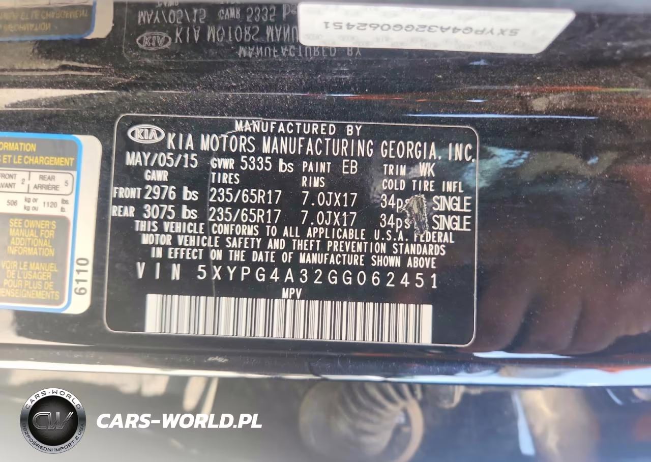 2016 Kia Sorento Lx VIN:5XYPG4A32GG062451 - 12
