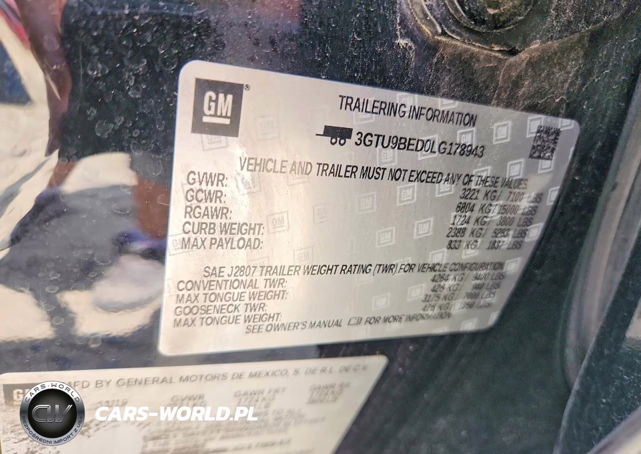 2020 GMC Sierra K1500 Sle VIN:3GTU9BED0LG178943 - 12