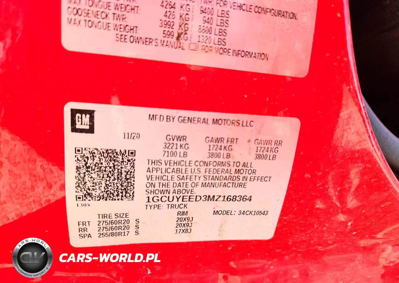 2021 Chevrolet Silverado K1500 Rst VIN:1GCUYEED3MZ168364 - 12