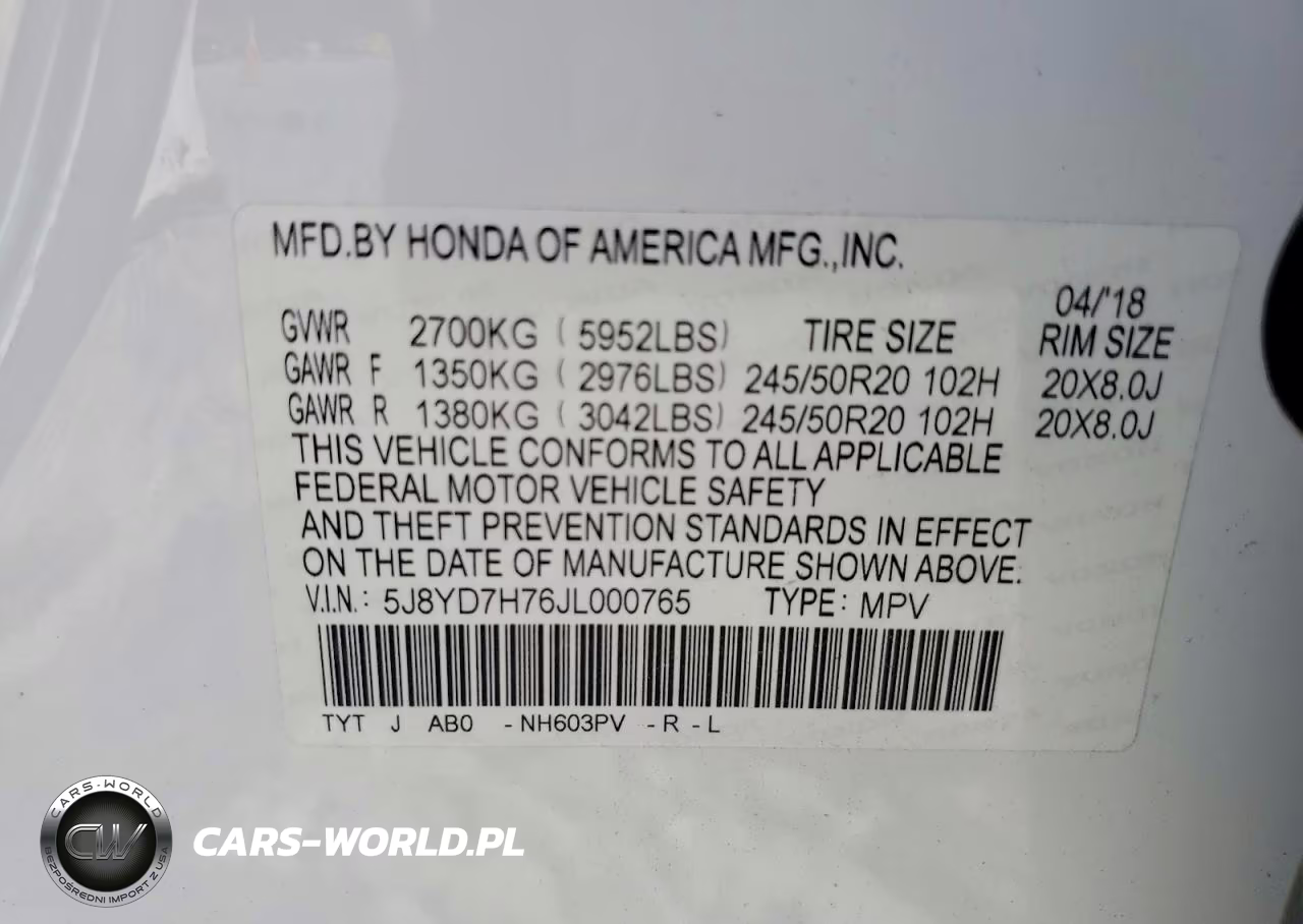 2018 Acura Mdx Sport Hybrid Advance VIN:5J8YD7H76JL000765 - 13