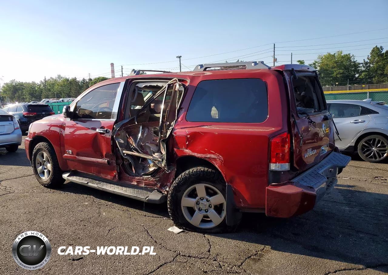 2006 Nissan Armada Se VIN:5N1AA08B76N715789 - 2