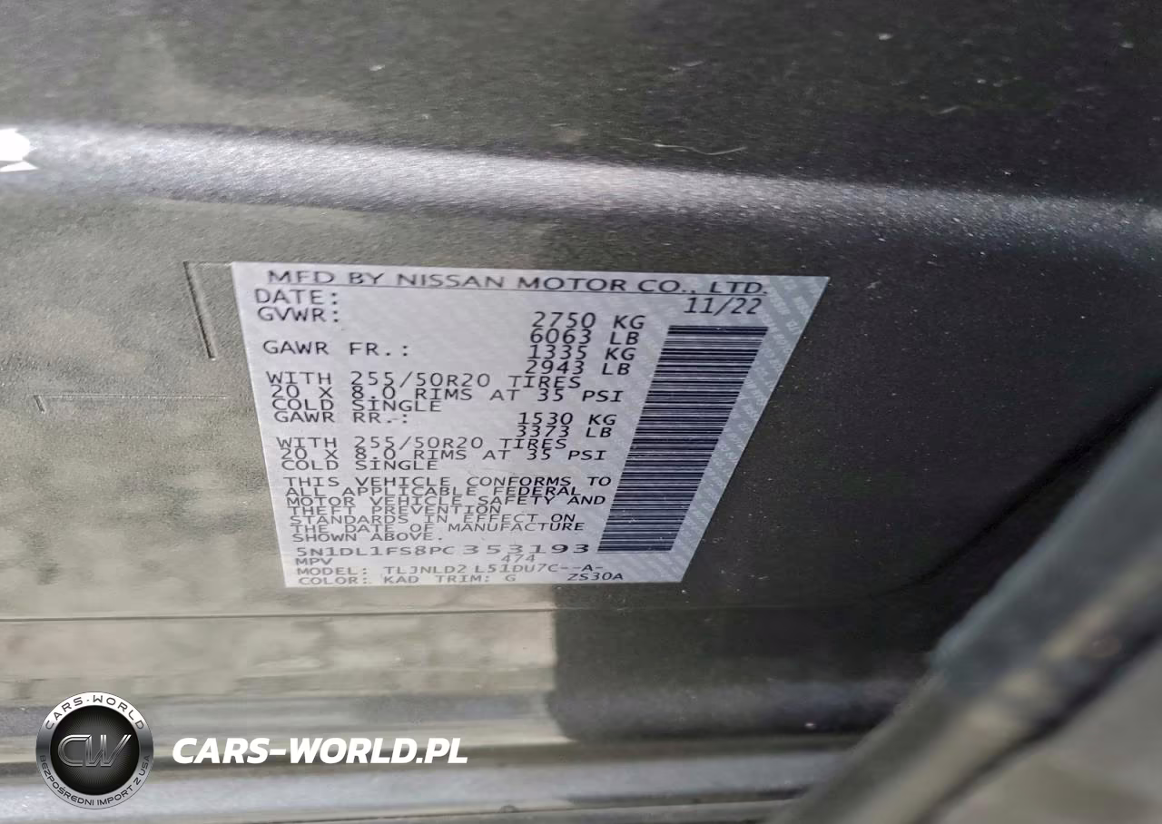 2023 Infiniti Qx60 Luxe VIN:5N1DL1FS8PC353193 - 13