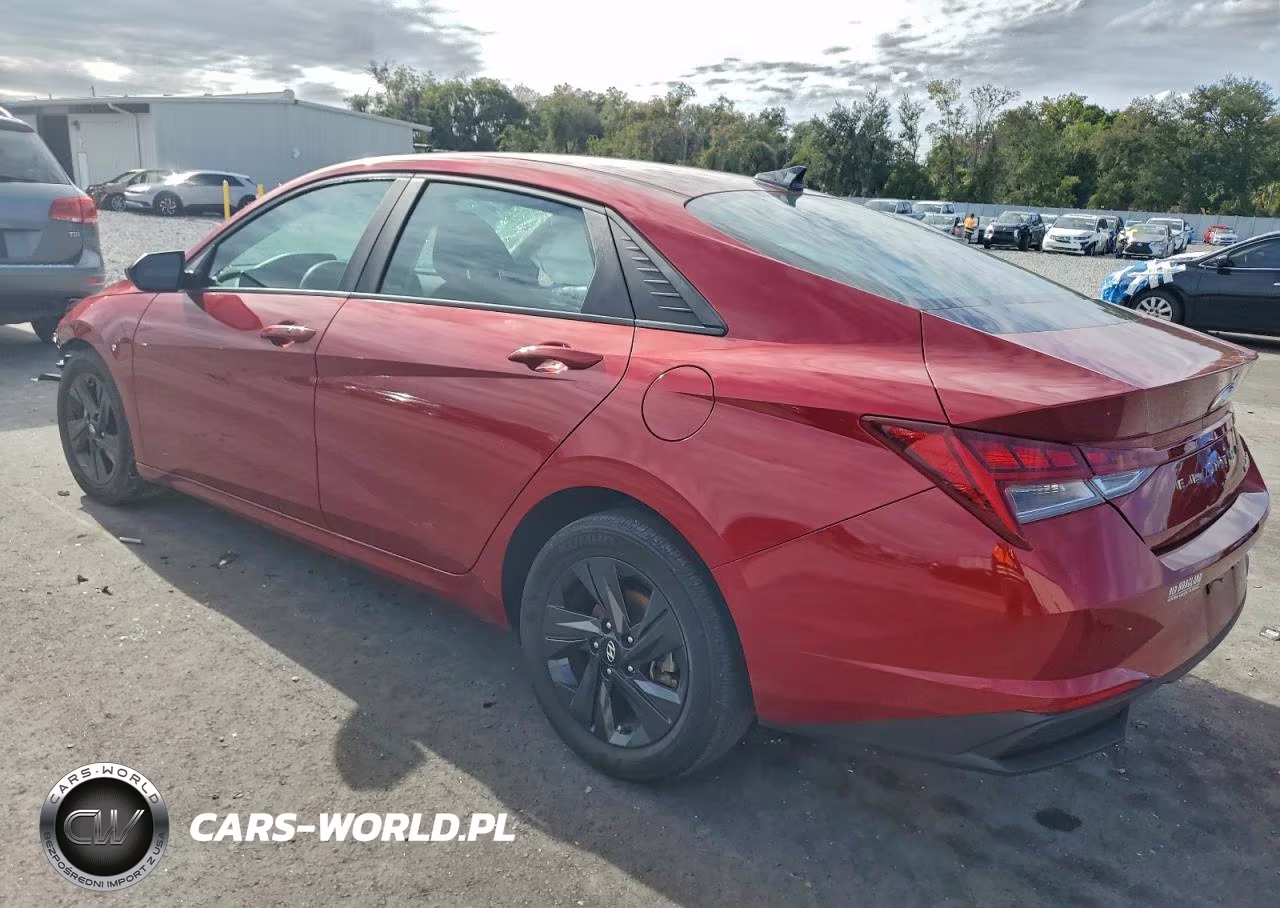 2023 Hyundai Elantra Hybrid Blue VIN:KMHLM4AJ9PU082034 - 2