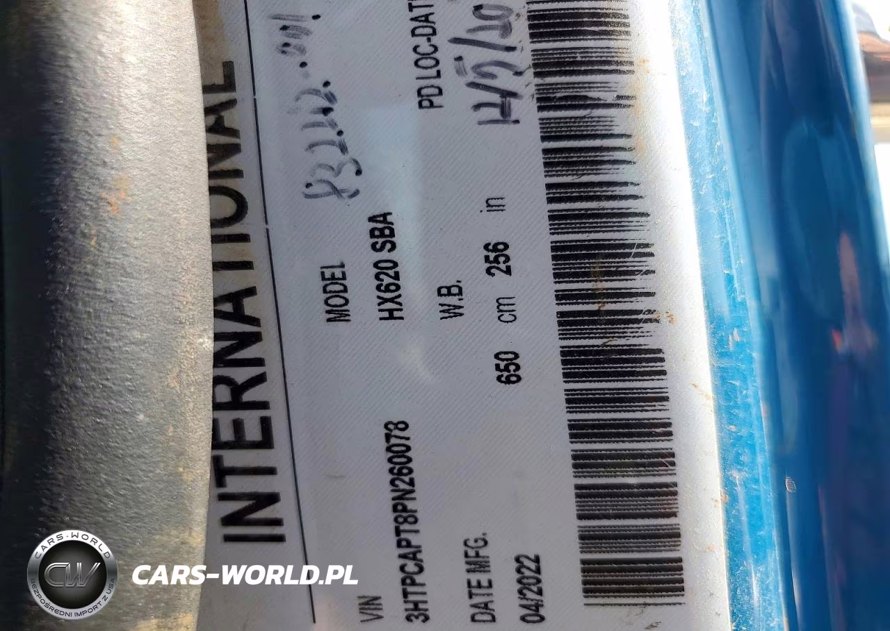 2023 International Hx620 Truck Cab And Chassis VIN:3HTPCAPT8PN260078 - 10