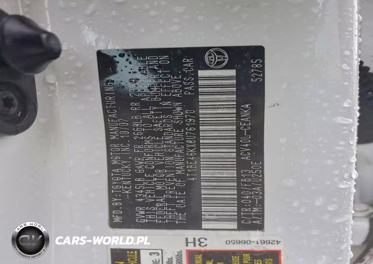 2008 Toyota Camry Ce VIN:4T1BE46KX8U761970 - 12