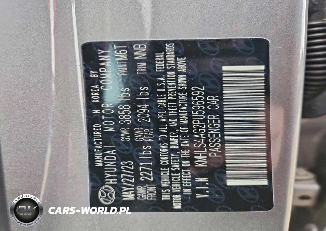 2023 Hyundai Elantra Sel VIN:KMHLS4AG2PU596592 - 12
