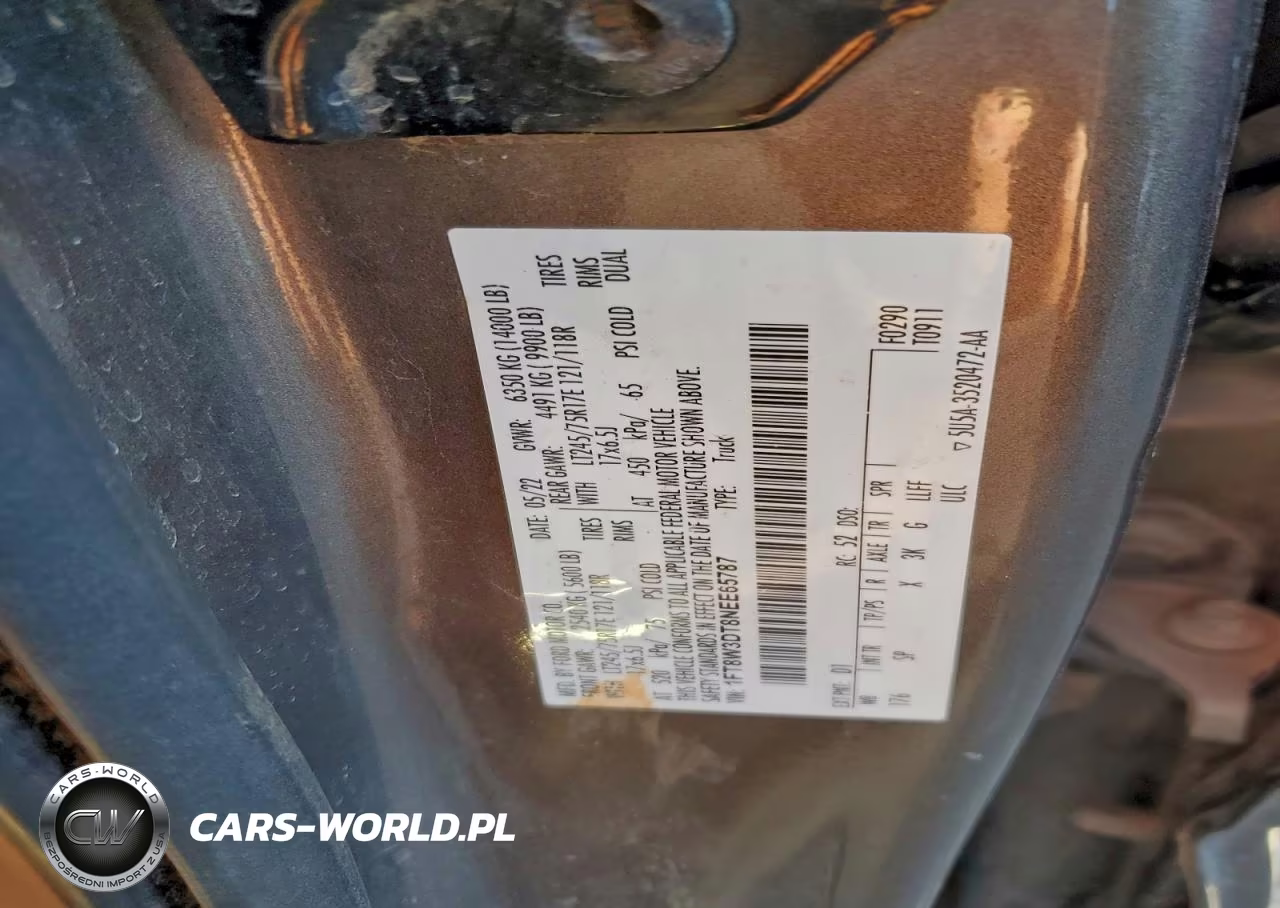 2022 Ford F350 Super Duty Flatbed Truck VIN:1FT8W3DT8NEE65787 - 12