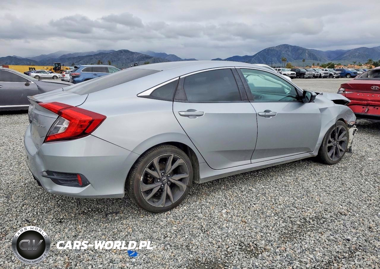 2020 Honda Civic Sport VIN:2HGFC2F80LH570950 - 3