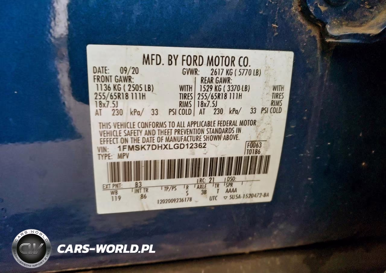2020 Ford Explorer Xlt VIN:1FMSK7DHXLGD12362 - 13