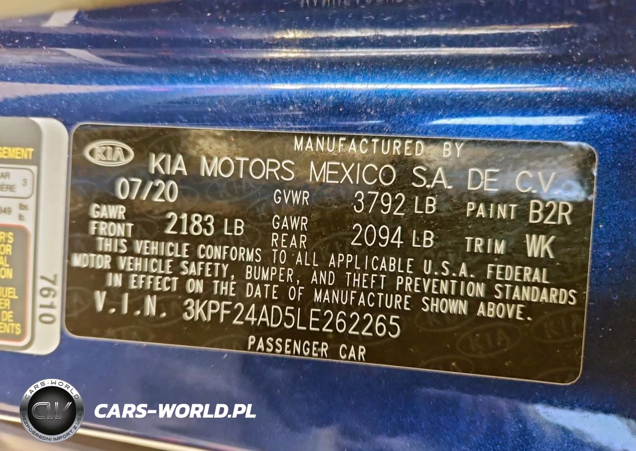 2020 Kia Forte Fe VIN:3KPF24AD5LE262265 - 13