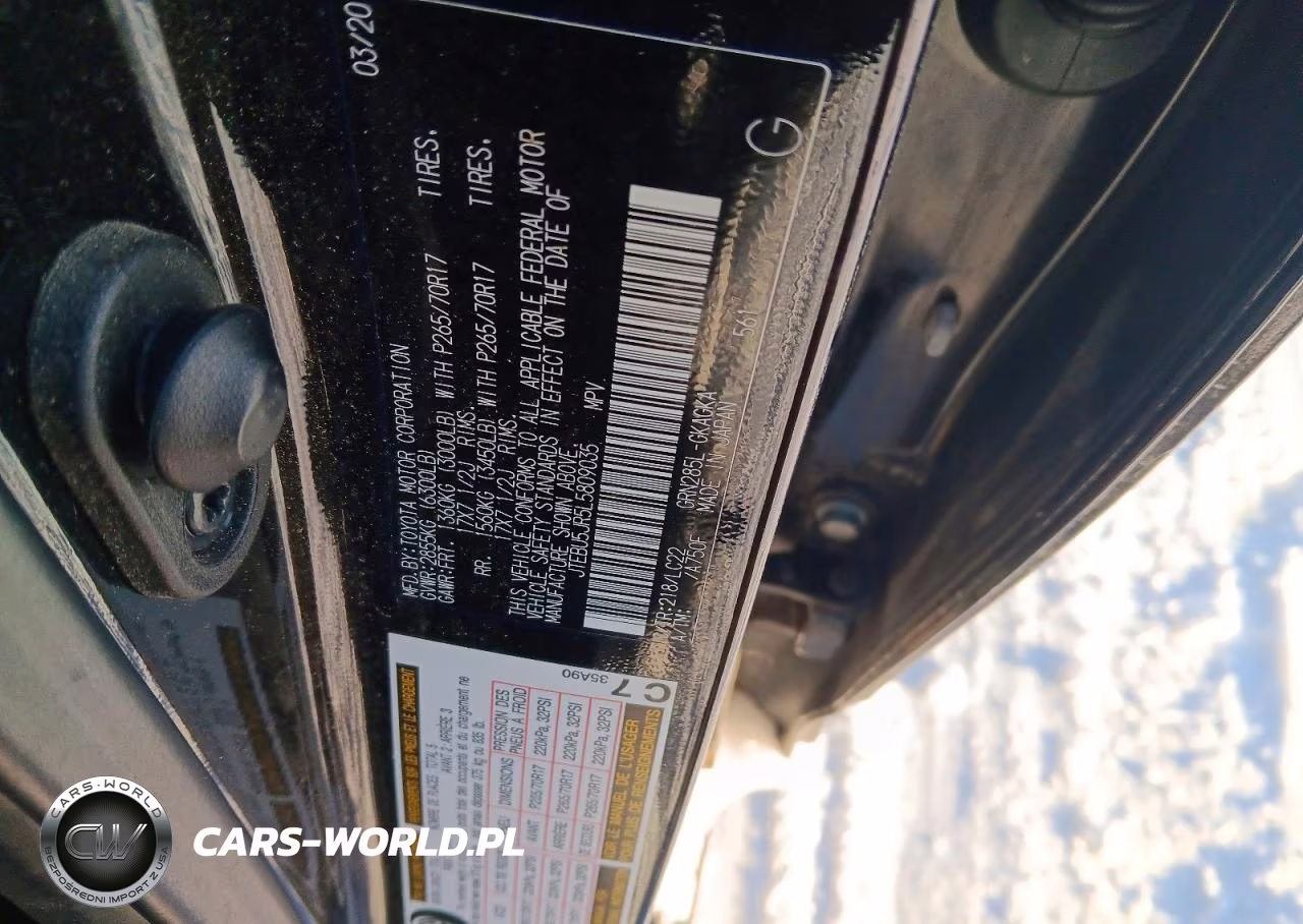 2020 Toyota 4Runner Trd Off Road Premium VIN:JTEBU5JR5L5809035 - 12