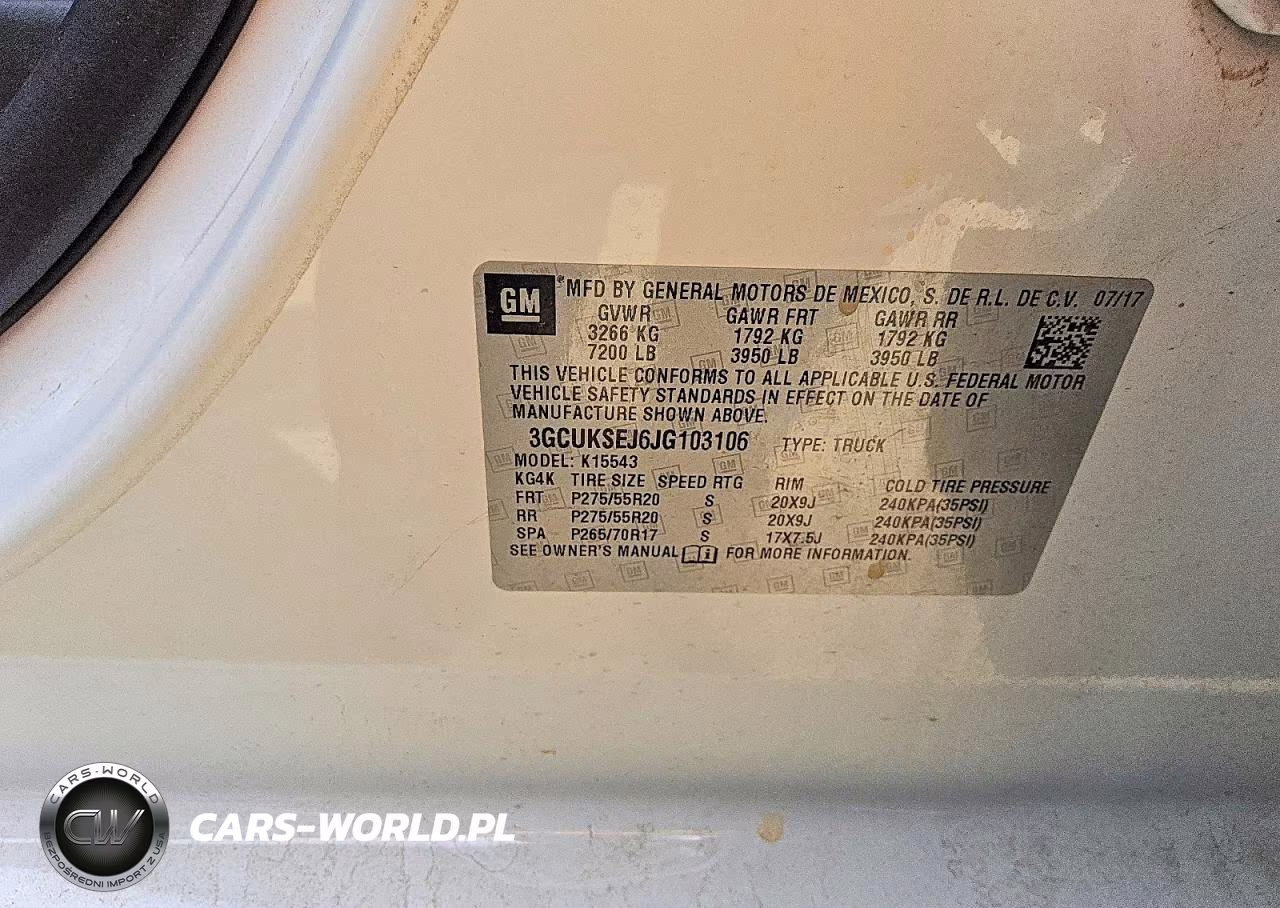 2018 Chevrolet Silverado K1500 Ltz VIN:3GCUKSEJ6JG103106 - 12