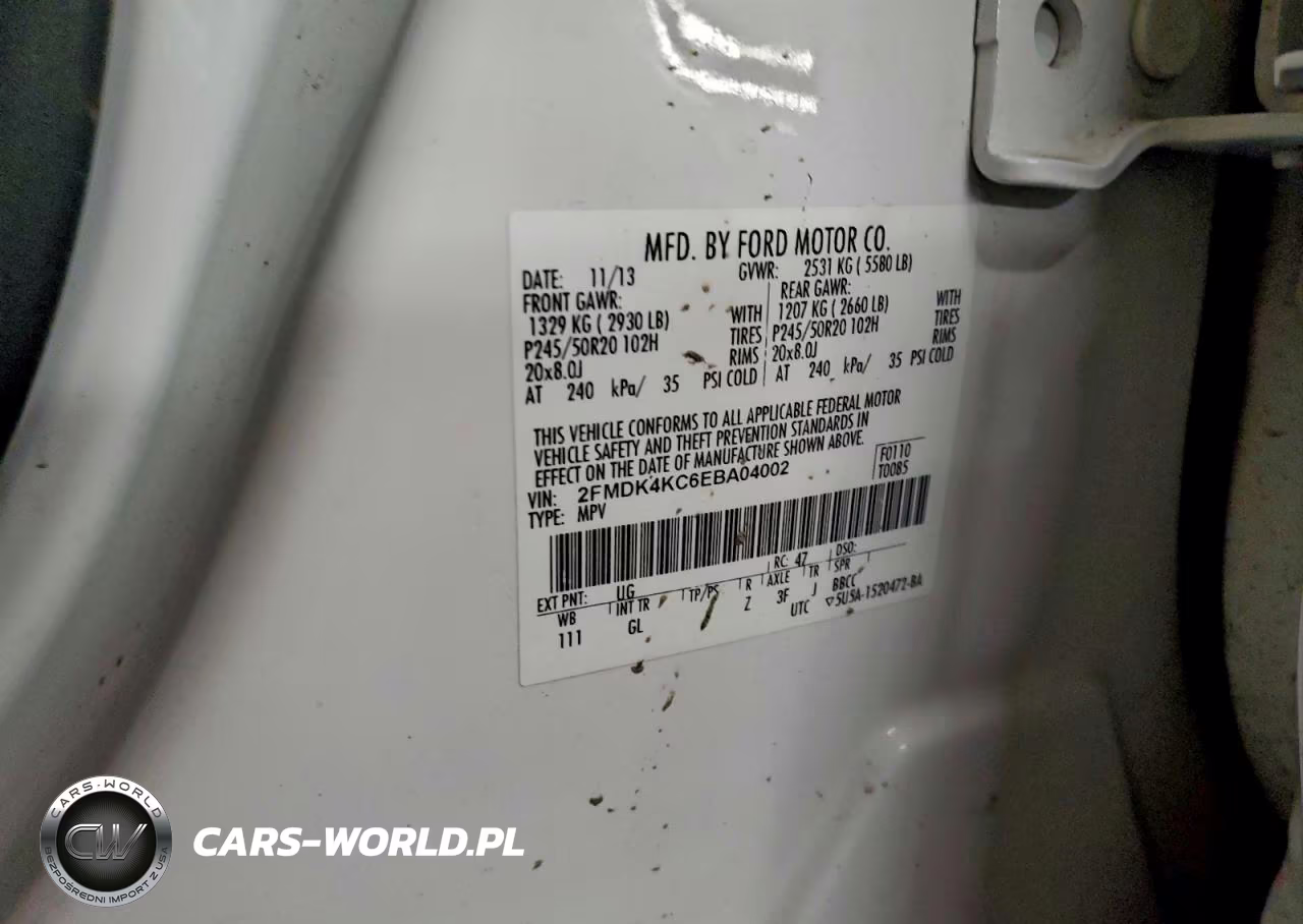 2014 Ford Edge Limited VIN:2FMDK4KC6EBA04002 - 13