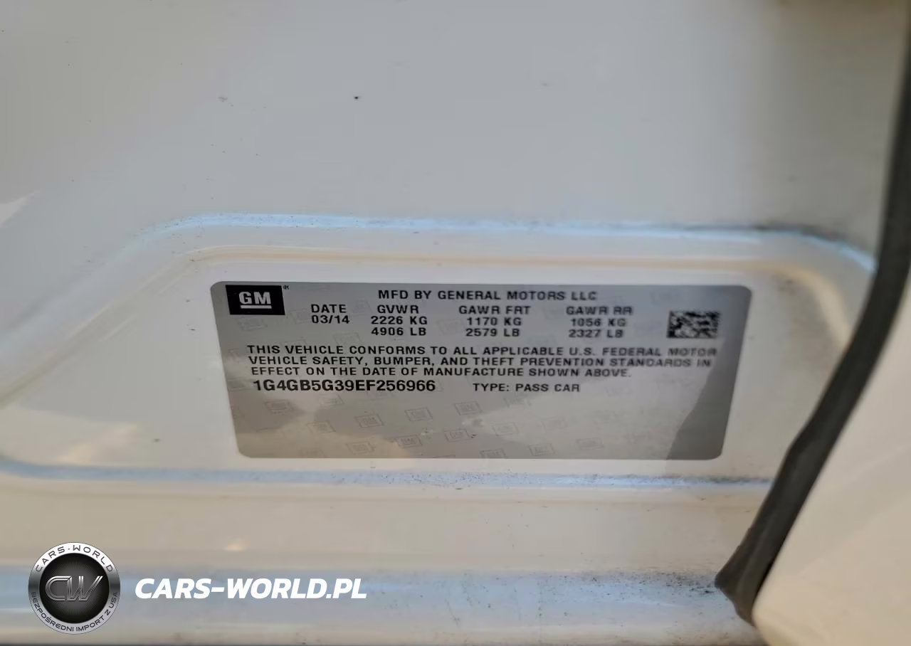 2014 Buick Lacrosse VIN:1G4GB5G39EF256966 - 12