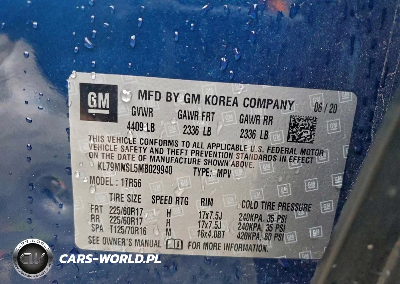 2021 Chevrolet Trailblazer Ls VIN:KL79MNSL5MB029940 - 13