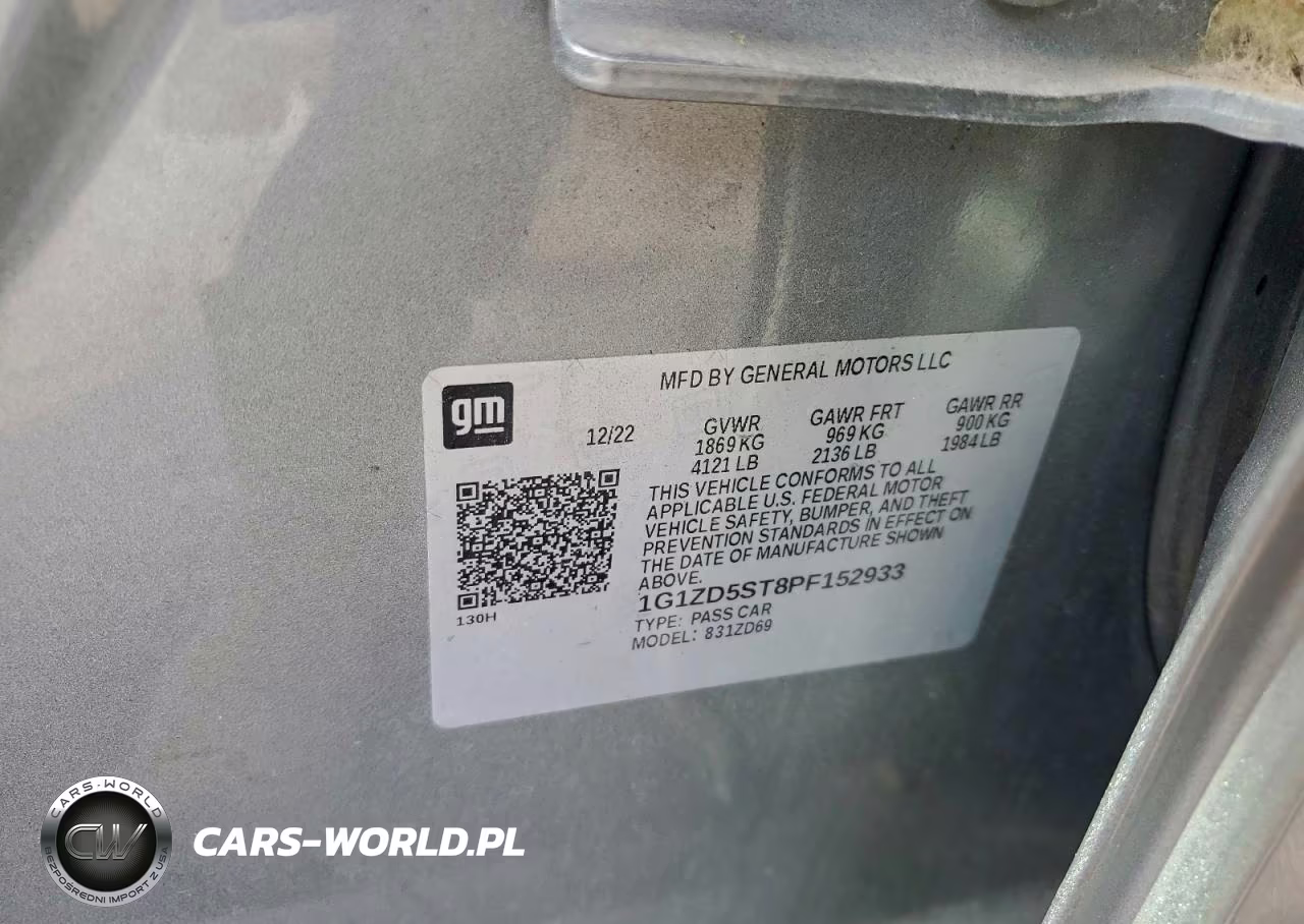 2023 Chevrolet Malibu Lt VIN:1G1ZD5ST8PF152933 - 13