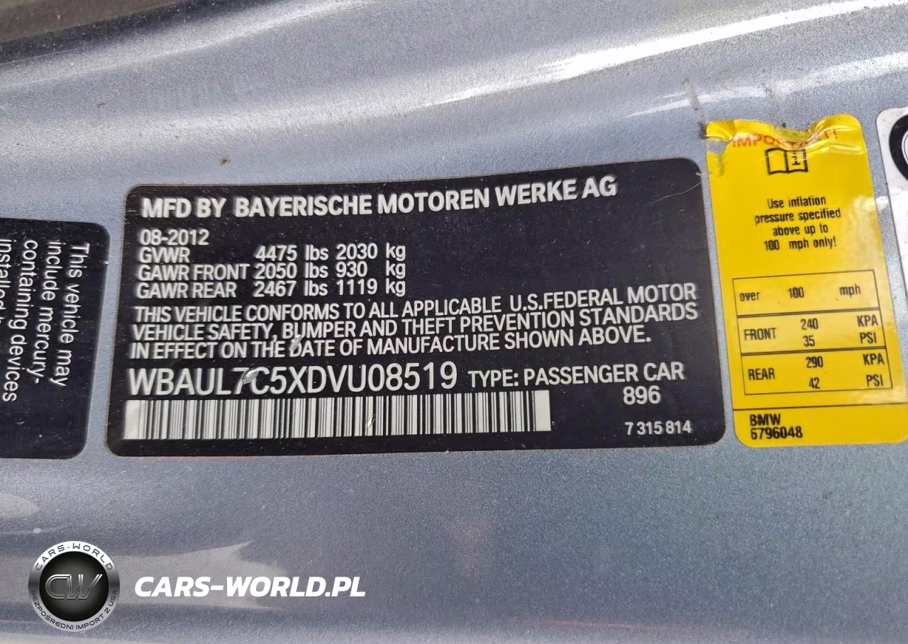 2013 BMW 128 I VIN:WBAUL7C5XDVU08519 - 12