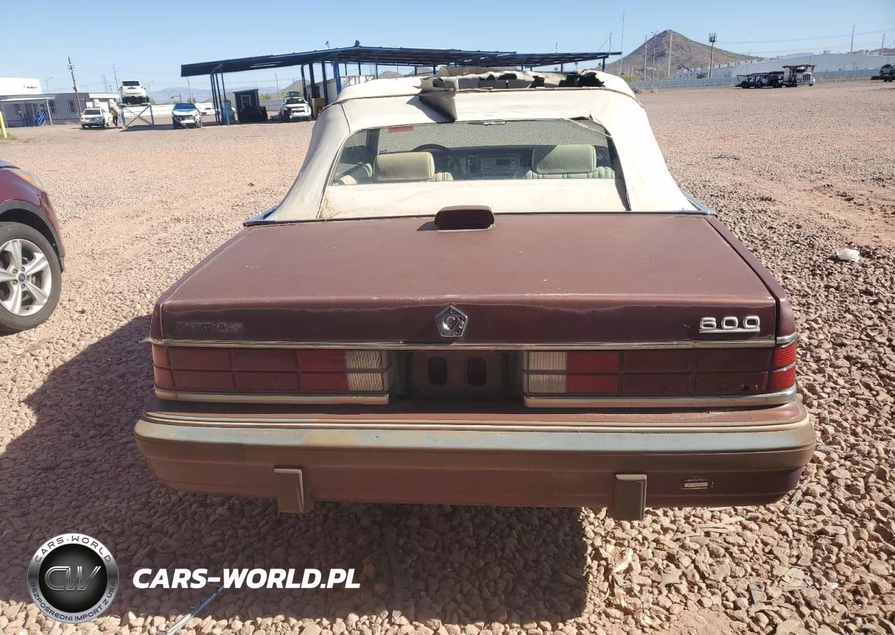 1986 Dodge 600 VIN:1B3BV55D5GG235791 - 6