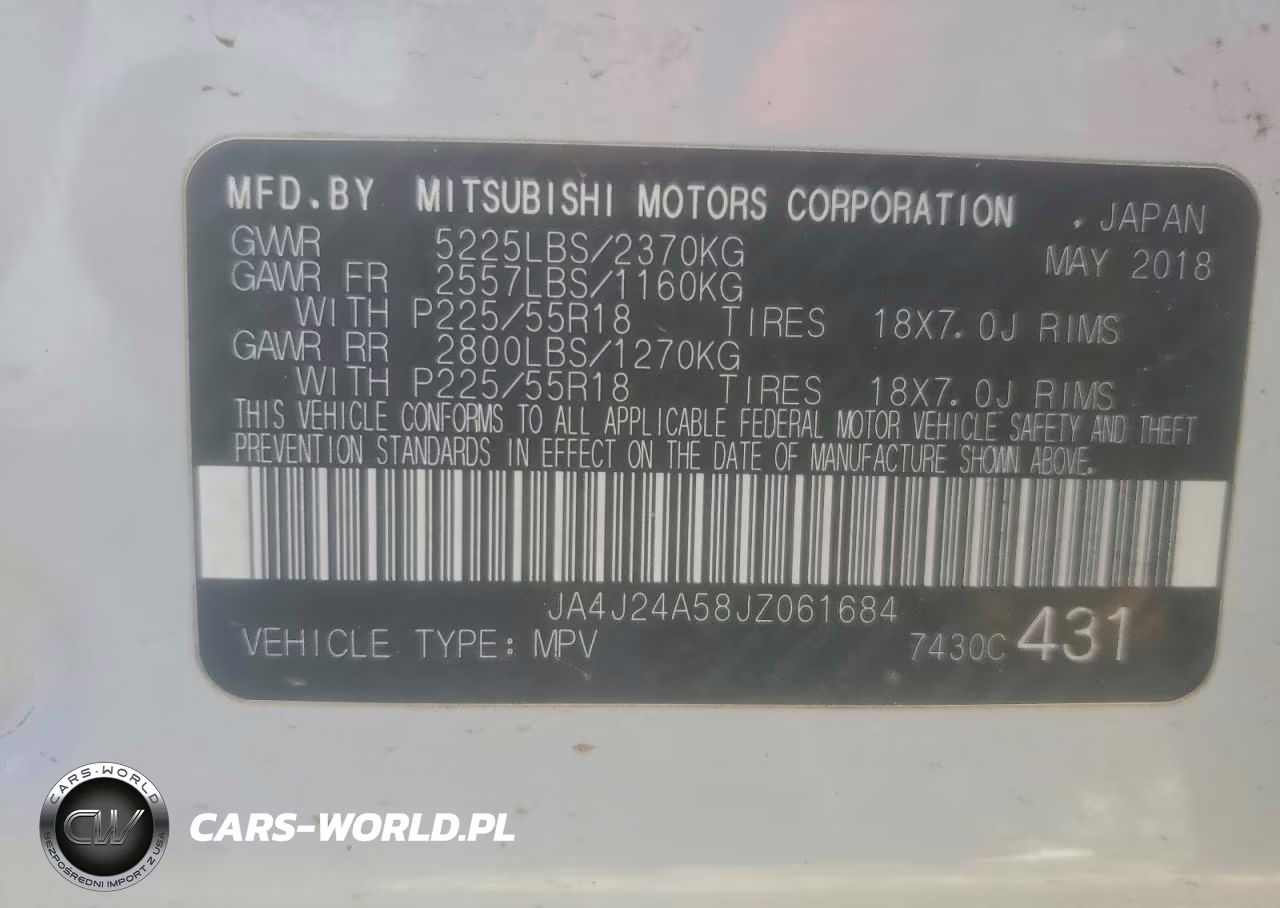 2018 Mitsubishi Outlander Se VIN:JA4J24A58JZ061684 - 13