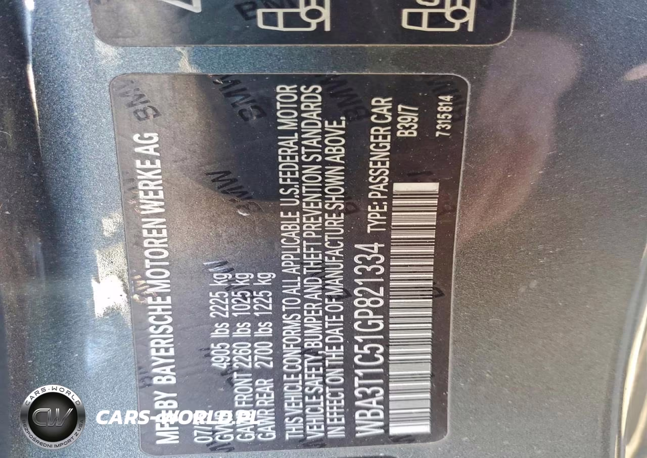2016 BMW 428 Xi Sulev VIN:WBA3T1C51GP821334 - 12