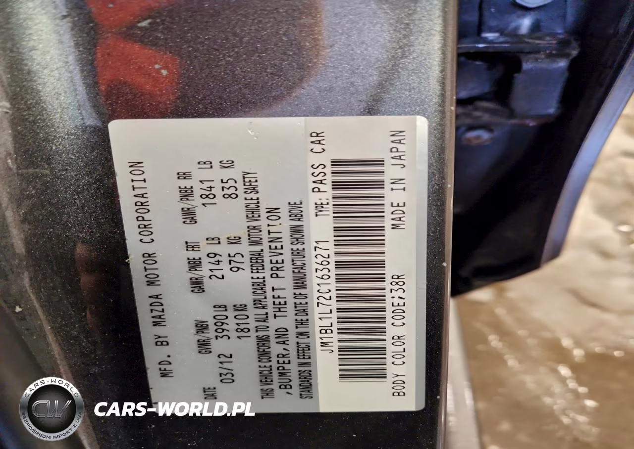 2012 Mazda 3 I VIN:JM1BL1L72C1636271 - 13