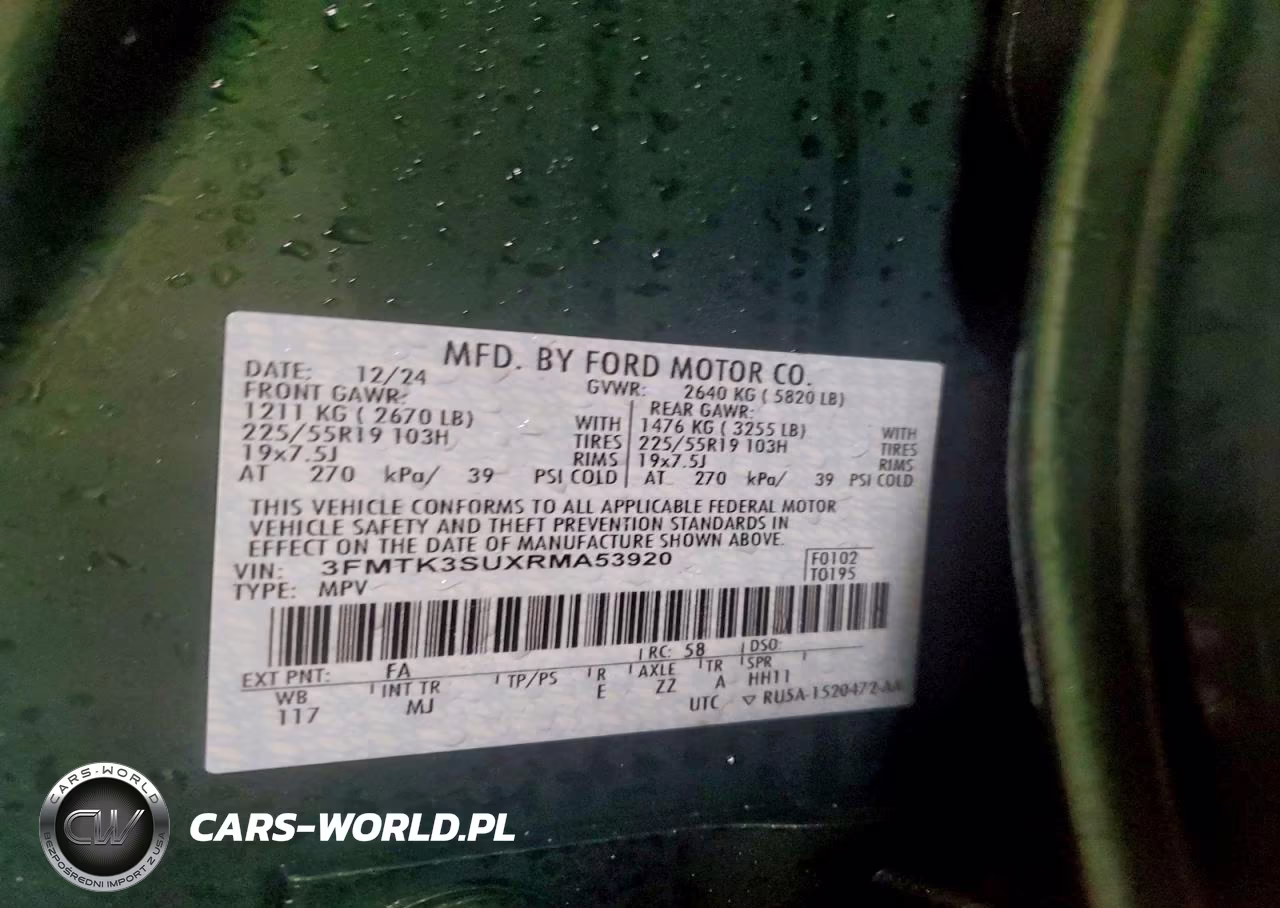 2024 Ford Mustang Mach-E Premium VIN:3FMTK3SUXRMA53920 - 13