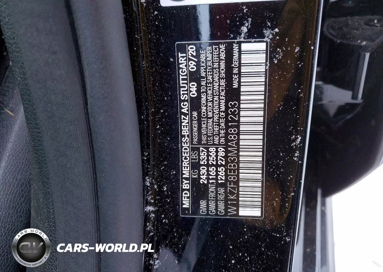 2021 Mercedes-Benz E 350 4Matic VIN:W1KZF8EB3MA881233 - 13