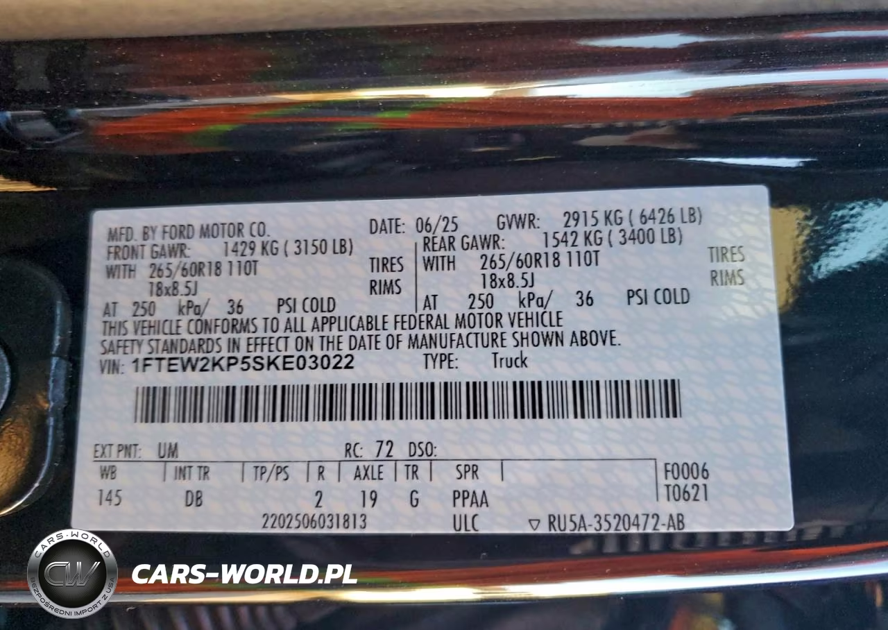2025 Ford F150 Stx VIN:1FTEW2KP5SKE03022 - 12