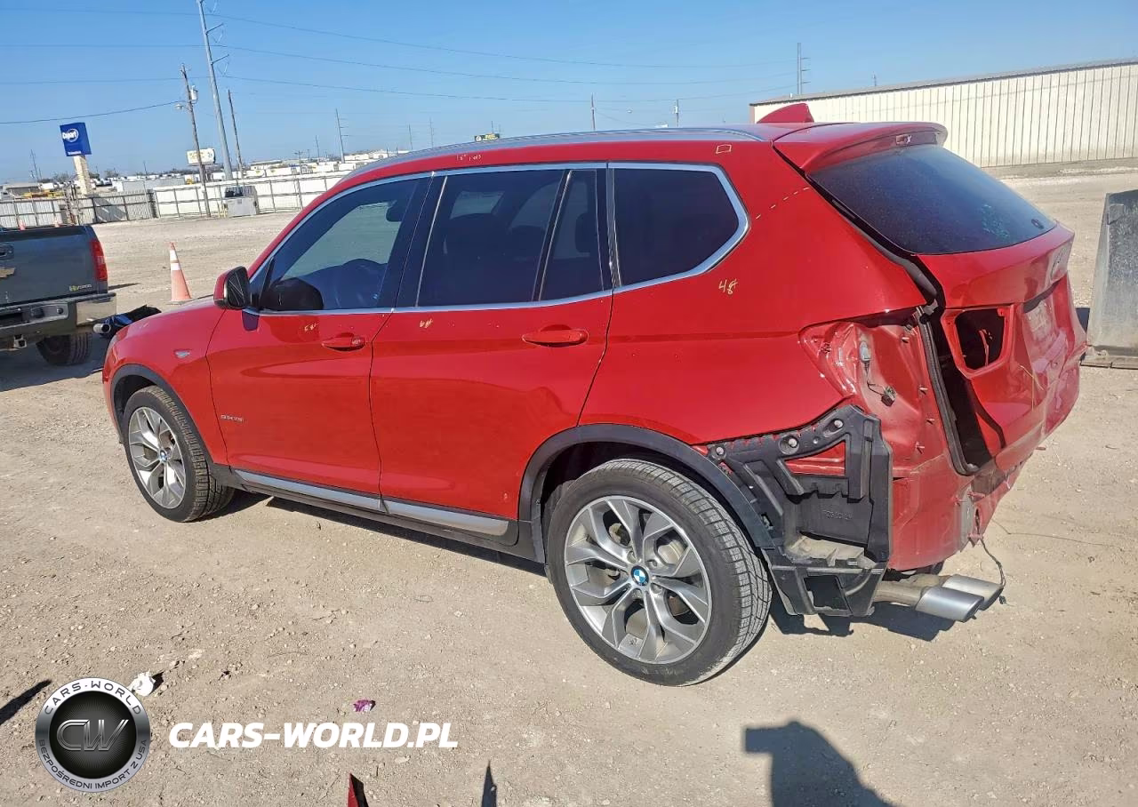 2017 BMW X3 Sdrive28I VIN:5UXWZ7C51H0T44480 - 2