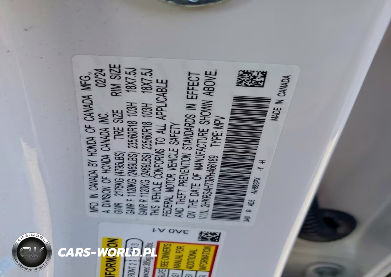 2024 Honda Cr-V Exl VIN:2HKRS4H73RH466189 - 13
