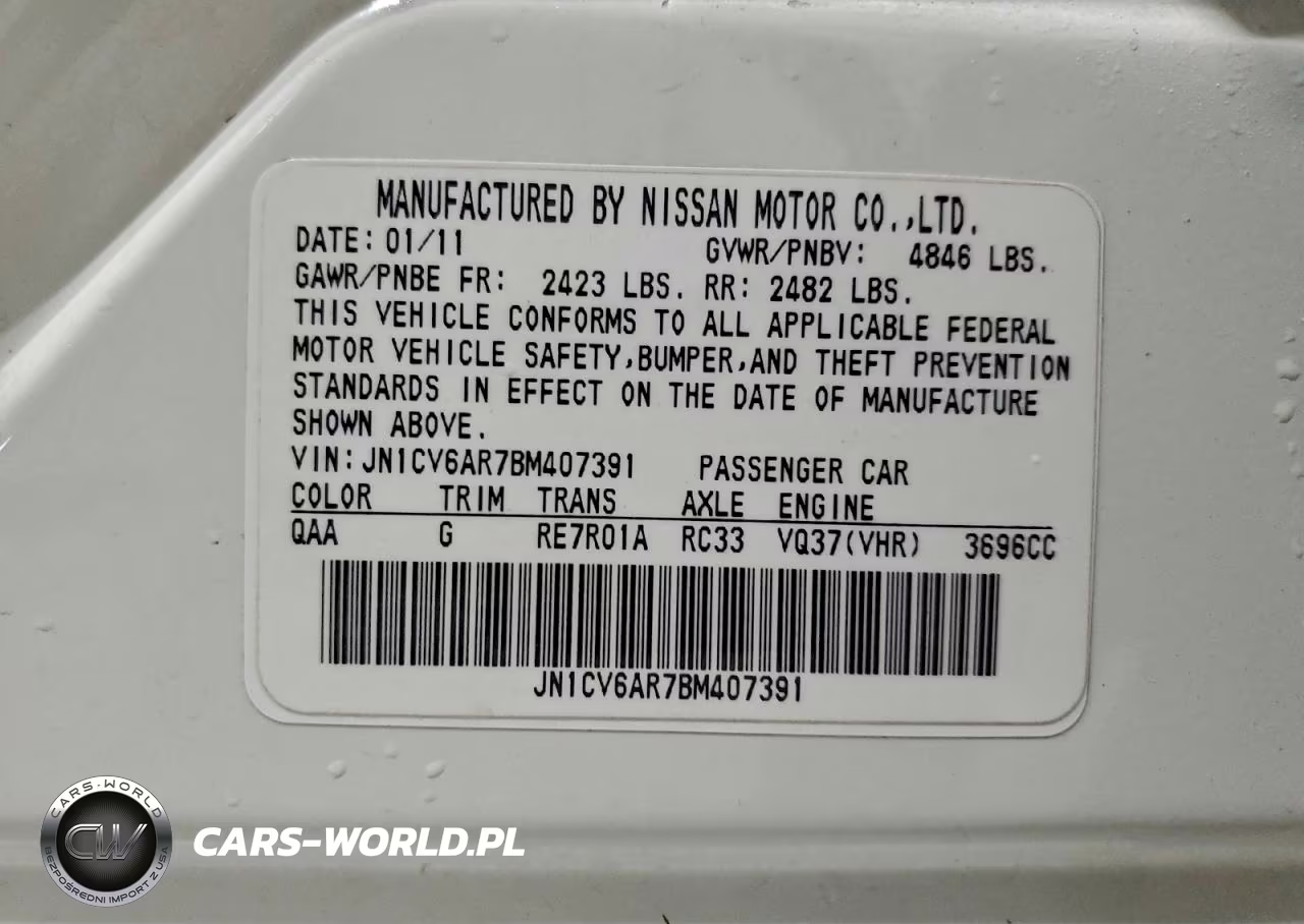 2011 Infiniti G37 VIN:JN1CV6AR7BM407391 - 12
