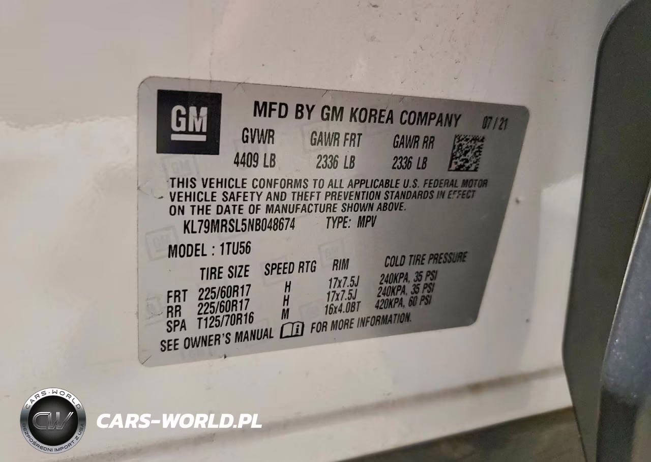 2022 Chevrolet Trailblazer Lt VIN:KL79MRSL5NB048674 - 13