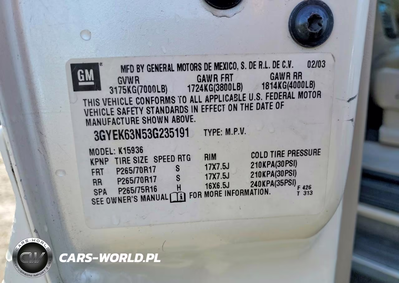 2003 Cadillac Escalade Ext VIN:3GYEK63N53G235191 - 12