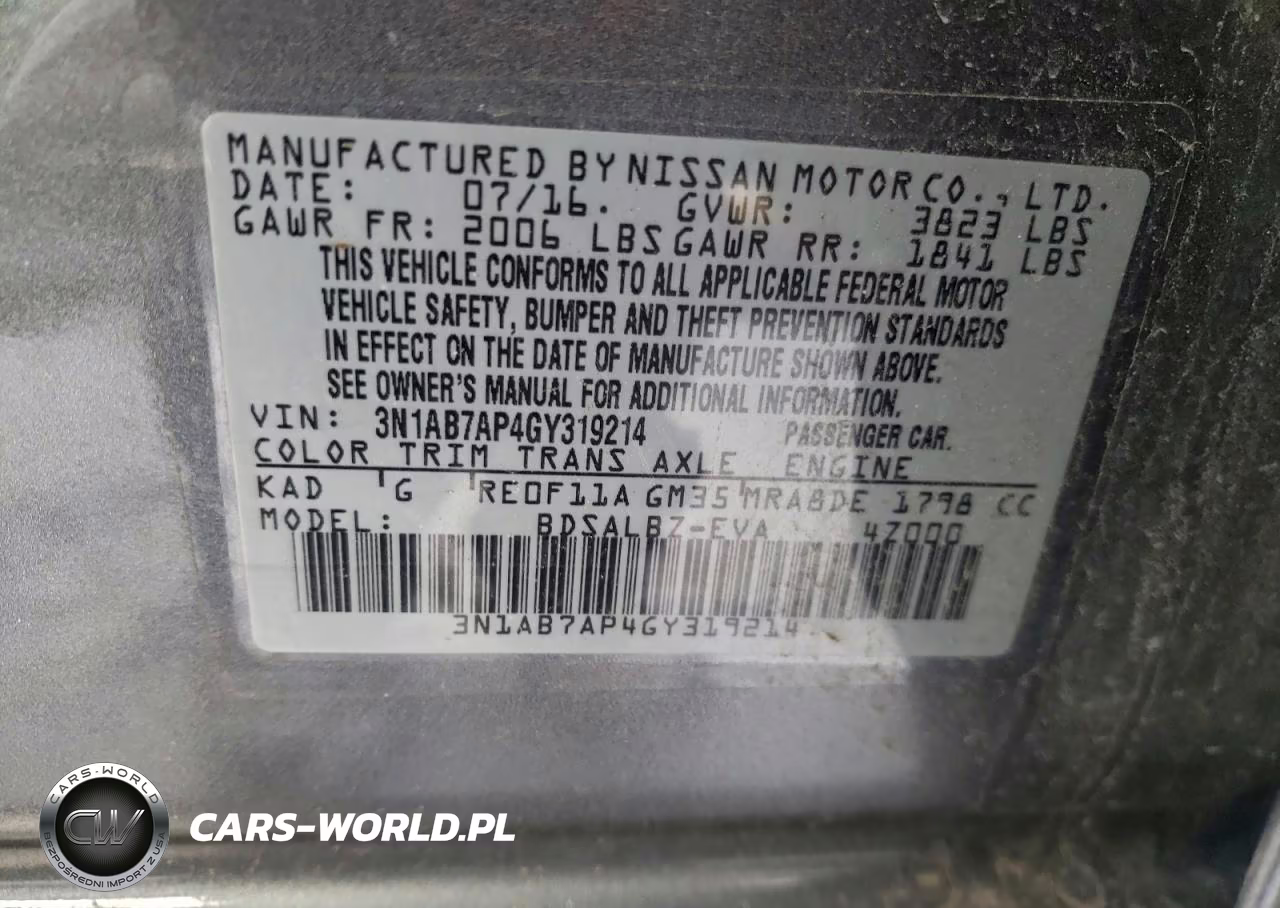 2016 Nissan Sentra S VIN:3N1AB7AP4GY319214 - 12