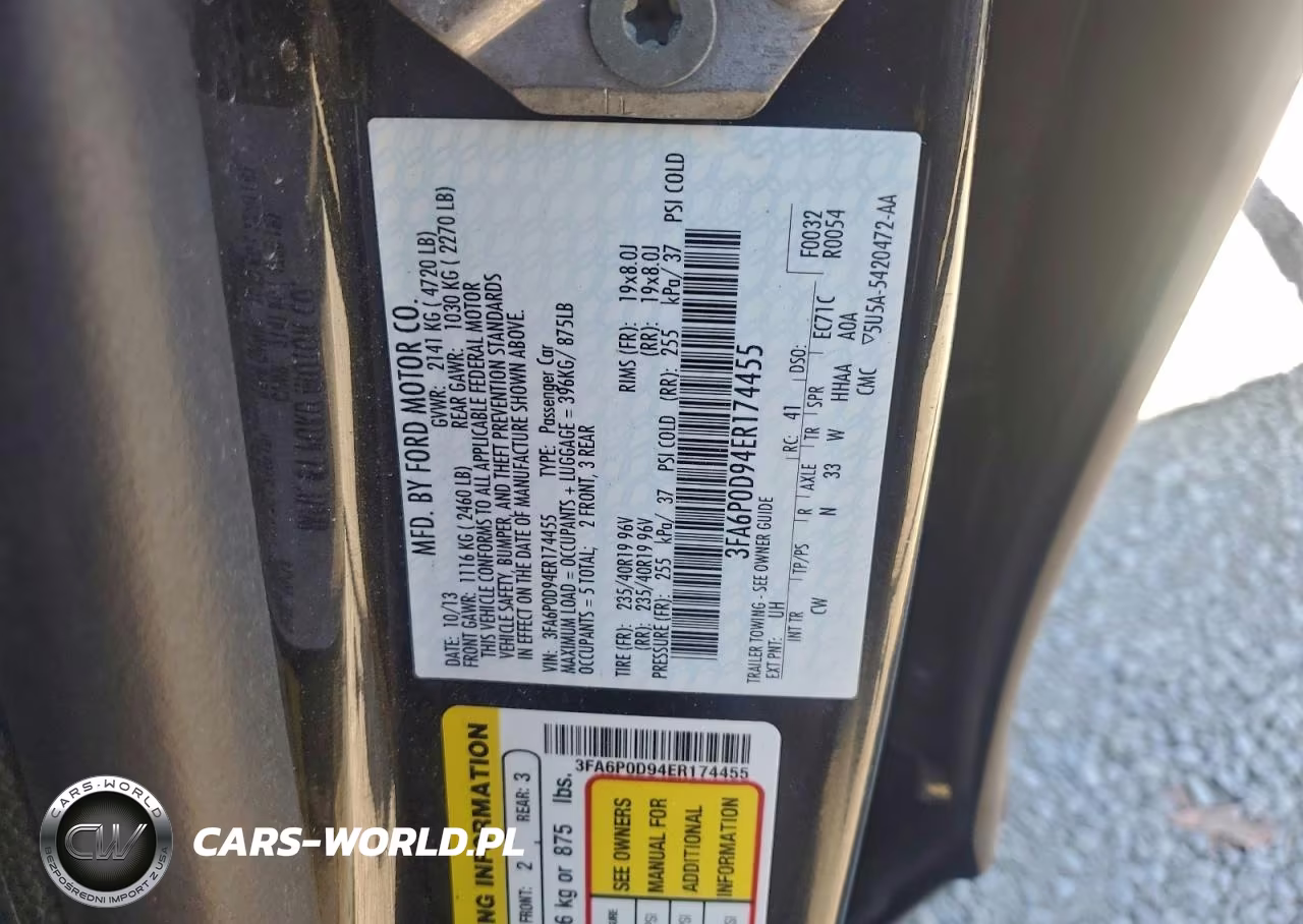 2014 Ford Fusion Titanium VIN:3FA6P0D94ER174455 - 12