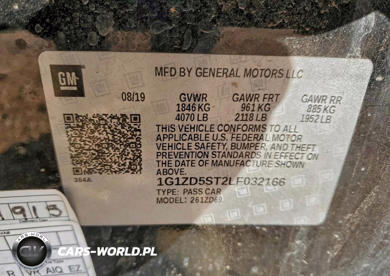 2020 Chevrolet Malibu Lt VIN:1G1ZD5ST2LF032166 - 12