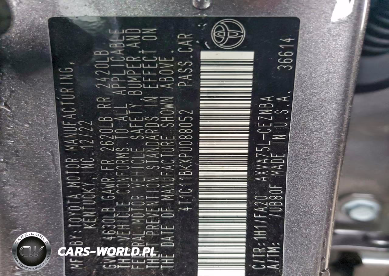 2023 Toyota Camry Le VIN:4T1C11BKXPU088052 - 12