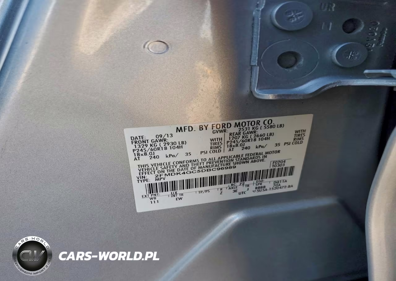 2013 Ford Edge Se VIN:2FMDK4GC5DBC96989 - 12