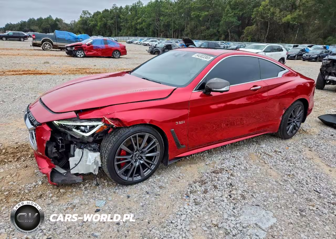 2017 Infiniti Q60 Red Sport 400