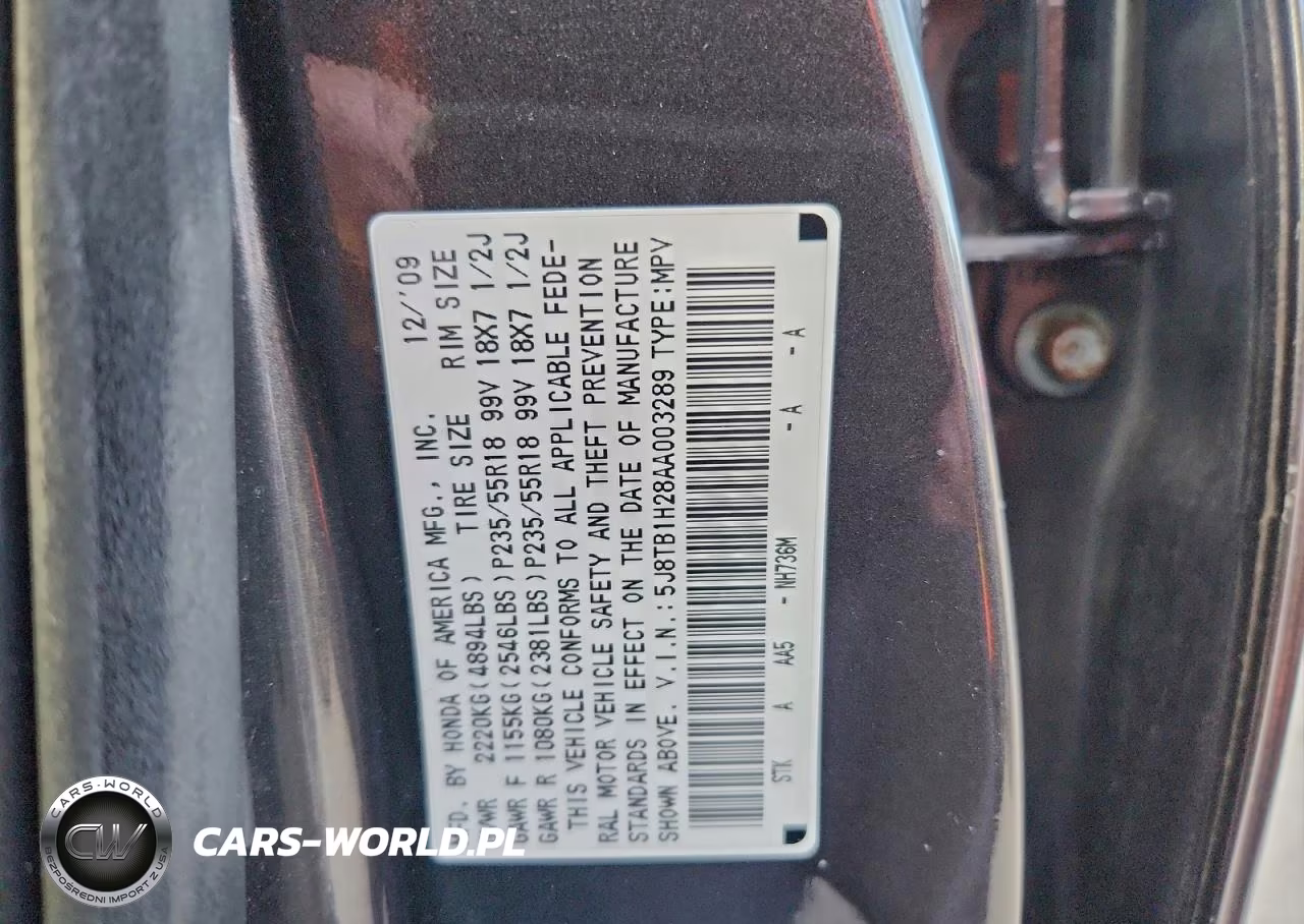 2010 Acura Rdx VIN:5J8TB1H28AA003289 - 14