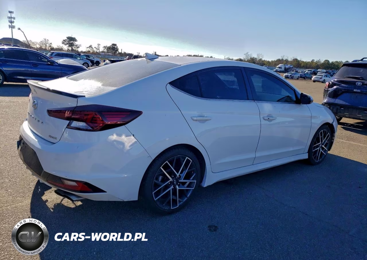 2020 Hyundai Elantra Sport VIN:KMHD04LB4LU015535 - 3