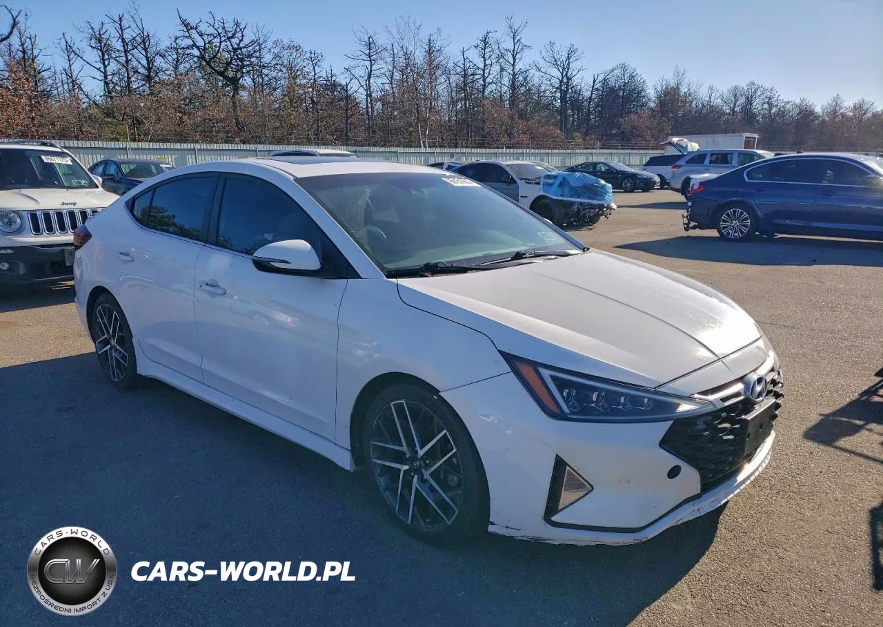 2020 Hyundai Elantra Sport VIN:KMHD04LB4LU015535 - 4